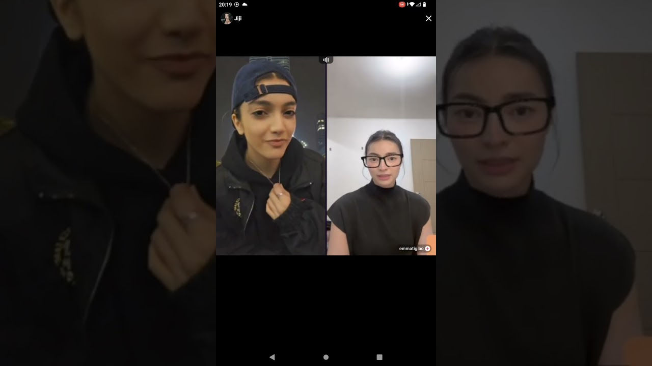 Jiji live tiktok with Emma.