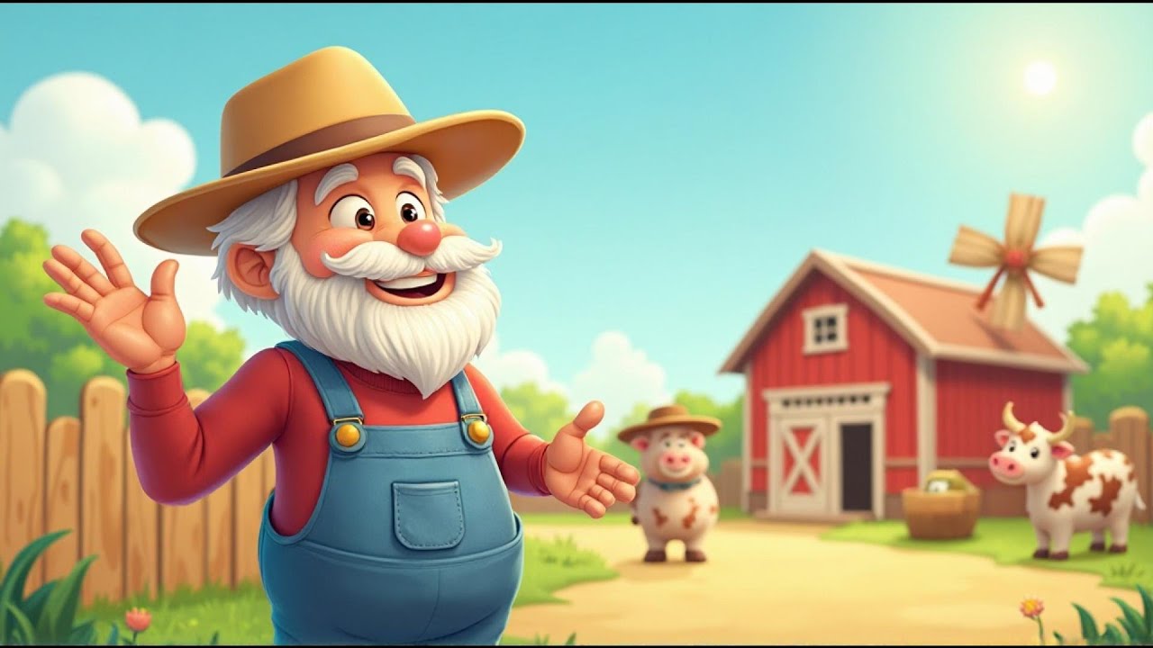 Old MacDonald Had a Farm | Kids Rhyme Song | MoKoVerse