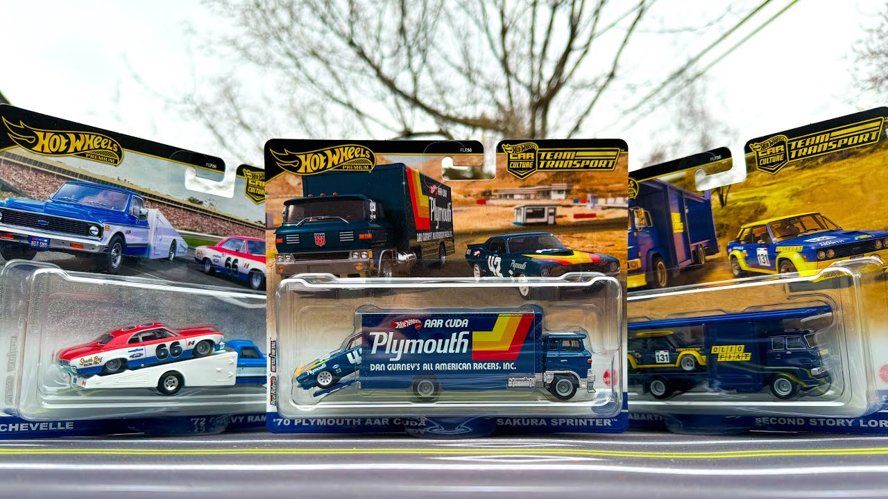 Lamley Showcase: Hot Wheels Team Transport 2024 Mix A goes Vintage Racing