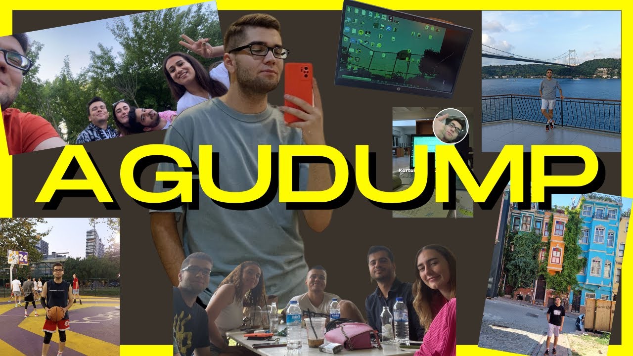 AGUDUMP alın size 1 aylık vlog hemide inglizce AĞUSTOS AYI VLOG