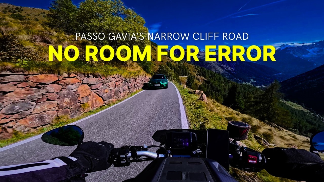Too Narrow for Comfort, Too Beautiful to Miss | Passo Gavia Descent POV [4K]