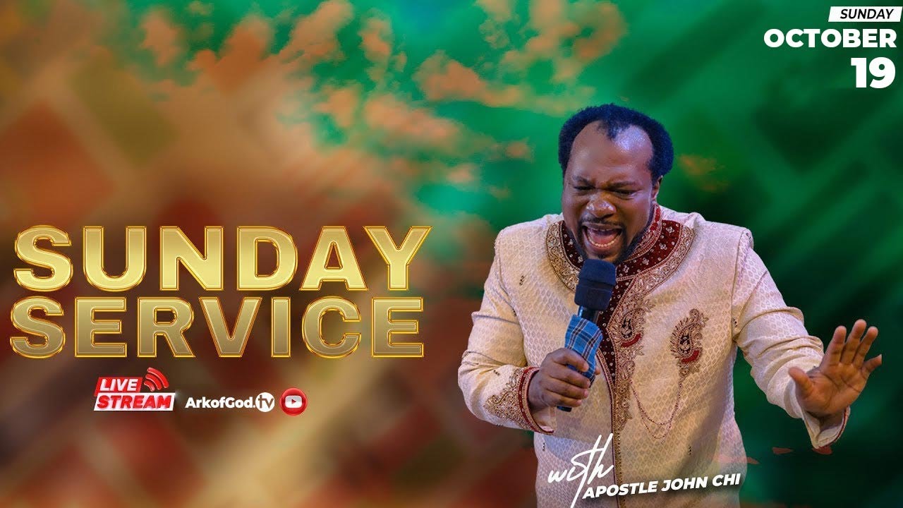 THE AGCOM SUNDAY SERVICE BROADCAST WITH APOSTLE JOHN CHI (19-10- 2025)