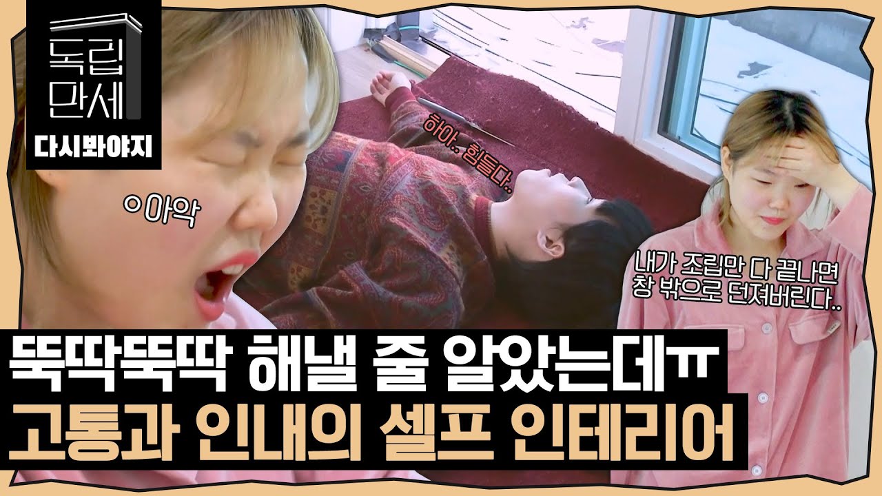 [다시봐야지][악뮤 정주행(4)] 집꾸는 쉬운 줄 알았는데.. 쉬운 게 하나도 없는 셀프 인테리어｜독립만세｜JTBC 210301 방송