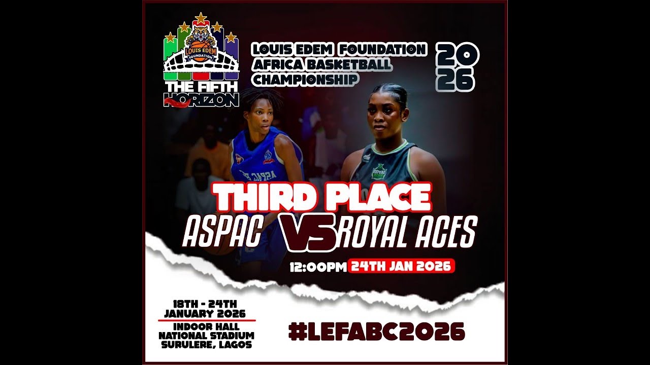 ASPAC vs ROYAL ACES - FEMALE 3rd PLACE- 24/01/2026