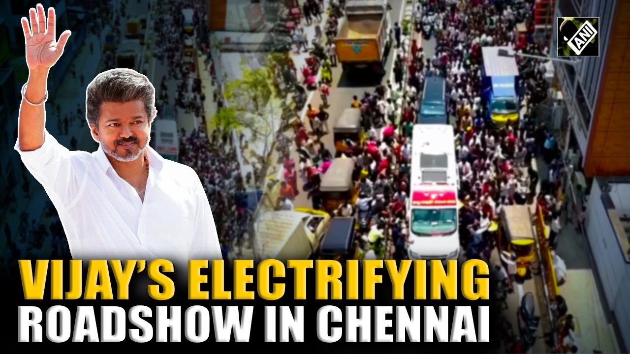 Tamil Nadu Election 2026: TVK chief Vijay holds massive roadshow after Nomination