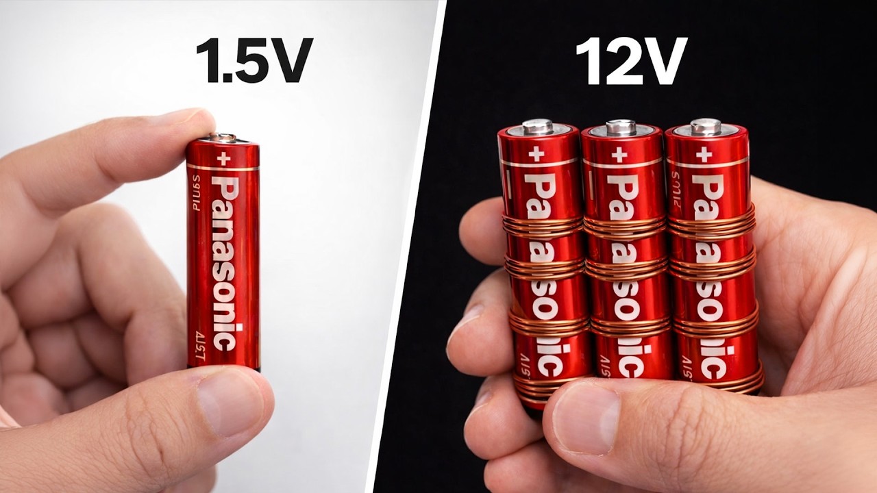 🔋Больше никогда не покупайте батарейки! Просто воспользуйтесь этим трюком и посмотрите, что произойд