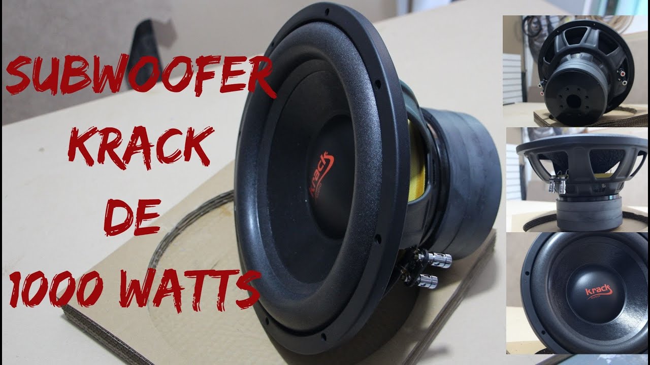 ¡Logra BAJOS CALLEJEROS con este Subwoofer Krack Audio! El modelo es: KW-12800XP