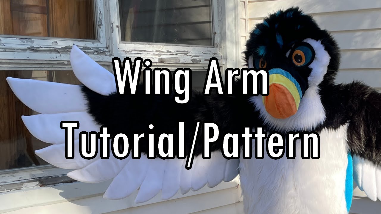 Wing Arm Tutorial/Pattern for Fursuit/Cosplay