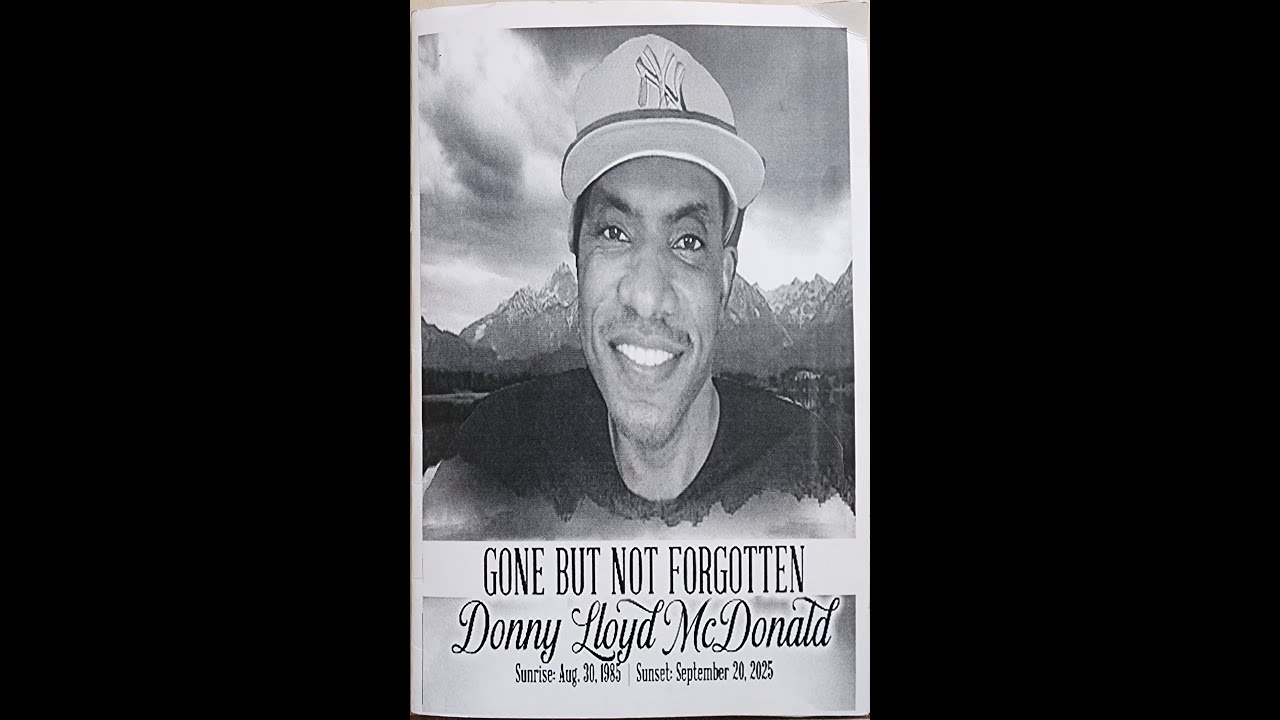Thanksgiving Service for the Late Donny Lloyd McDonald (Gigs) (OFFICIAL VIDEO)