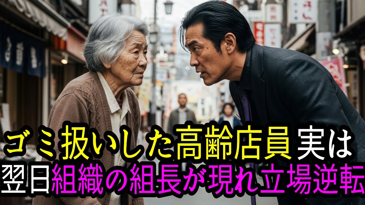 高級惣菜店の店員を見下し即解雇した店長、翌日、助けた男が組織の組長と判명し建物ごと買収される事態に【感動する話】【朗読】