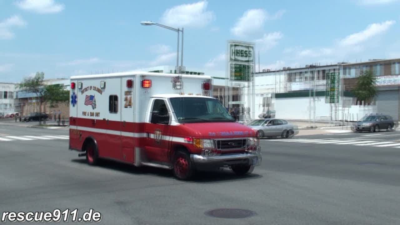 Medic 24 DCFD + Police car MPDC