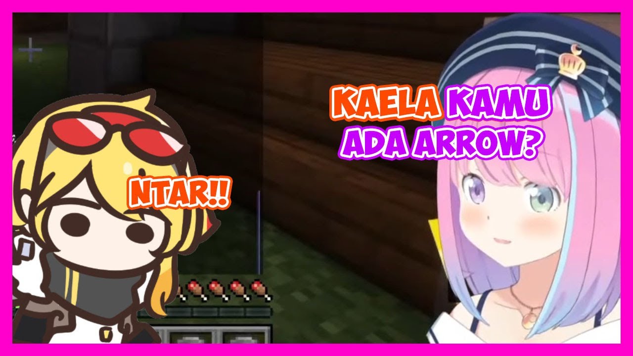 [ Hololive sub indo ] Luna meminta bantuan kepada kaela!!