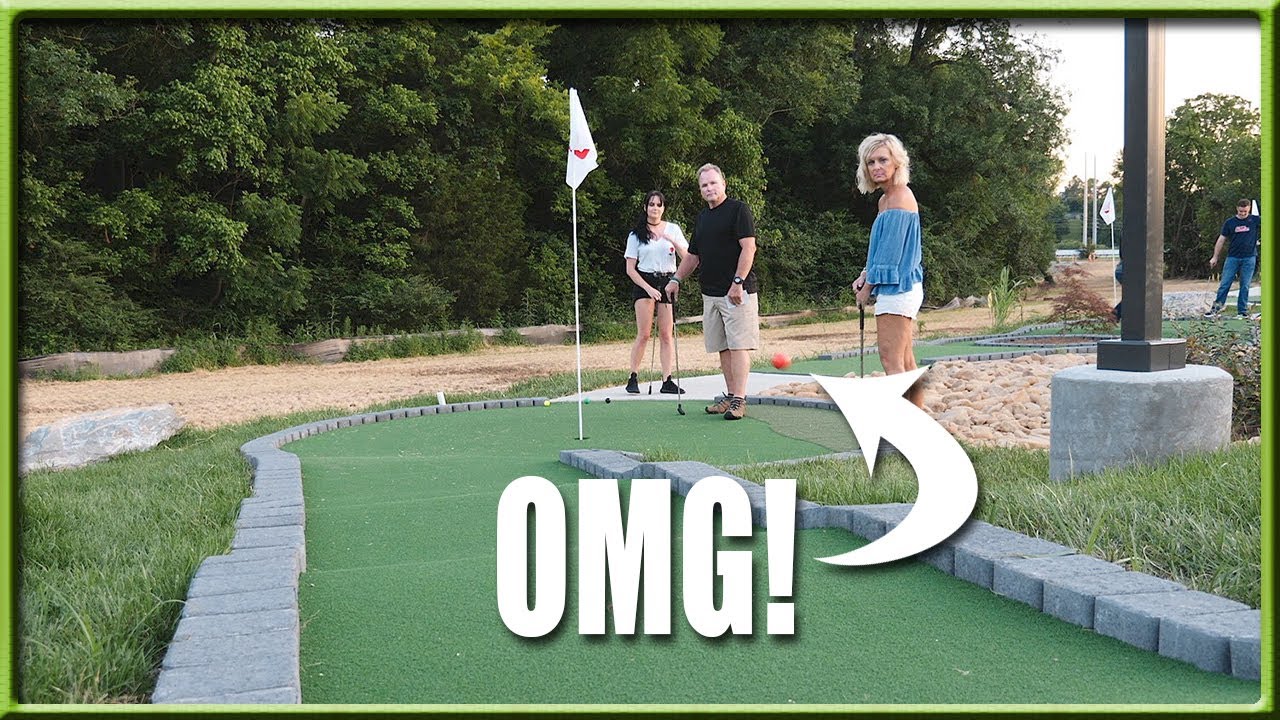 THE CRAZIEST MINI GOLF HOLE IN ONE EVER! | Brooks Holt