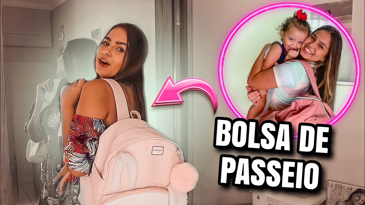 O QUE EU LEVO NA BOLSA DE PASSEIO DA BEBÊ | Mãe aos 16