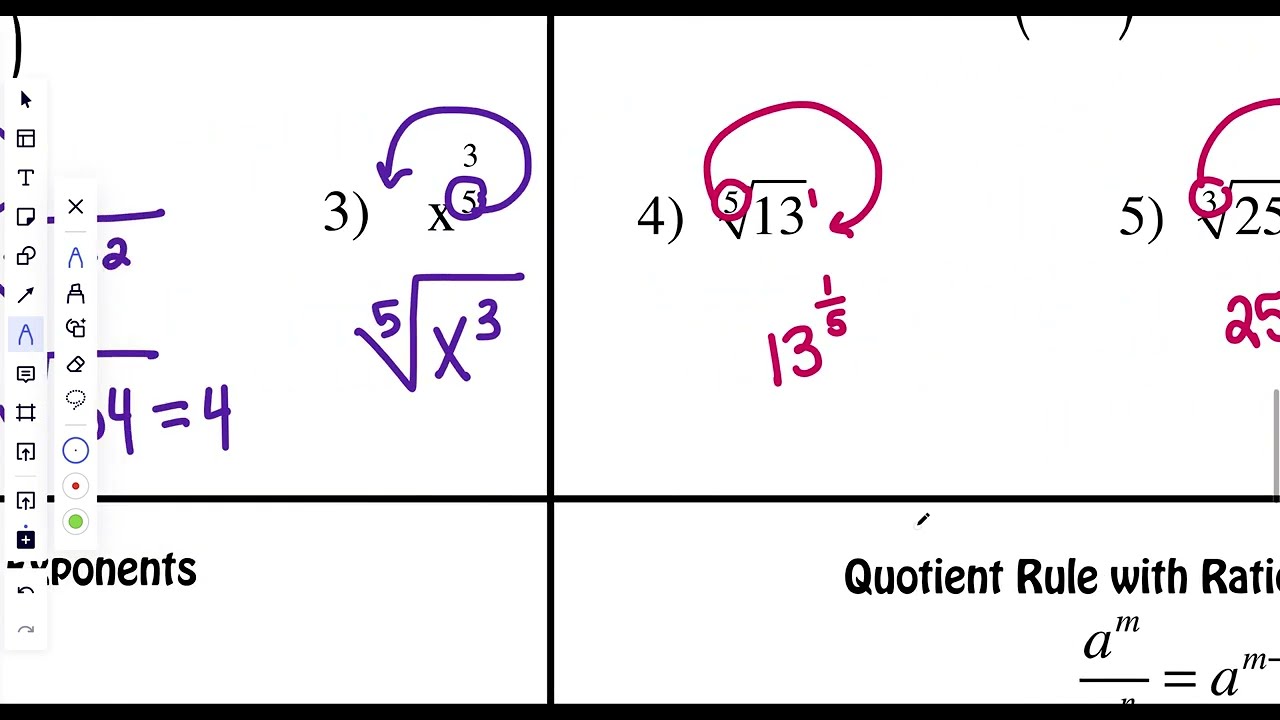 Rational Exponents and Radicals