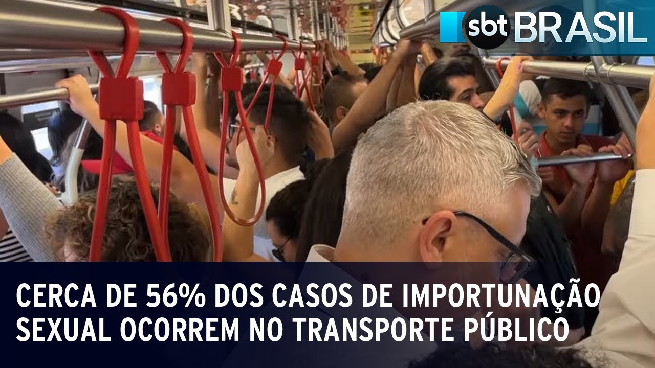 Casos de importunação sexual têm aumento de 90% em São Paulo | SBT Brasil (18/09/23)