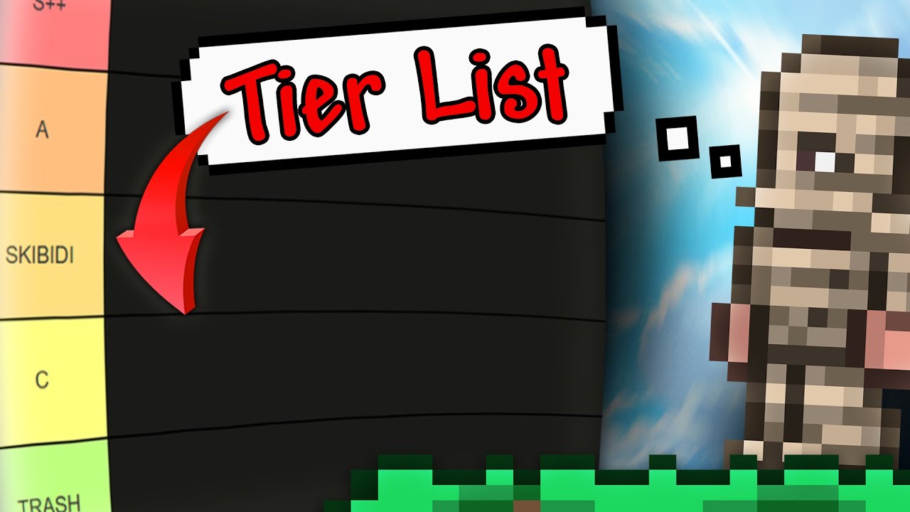Completing Random Terraria Tier Lists because it's fun