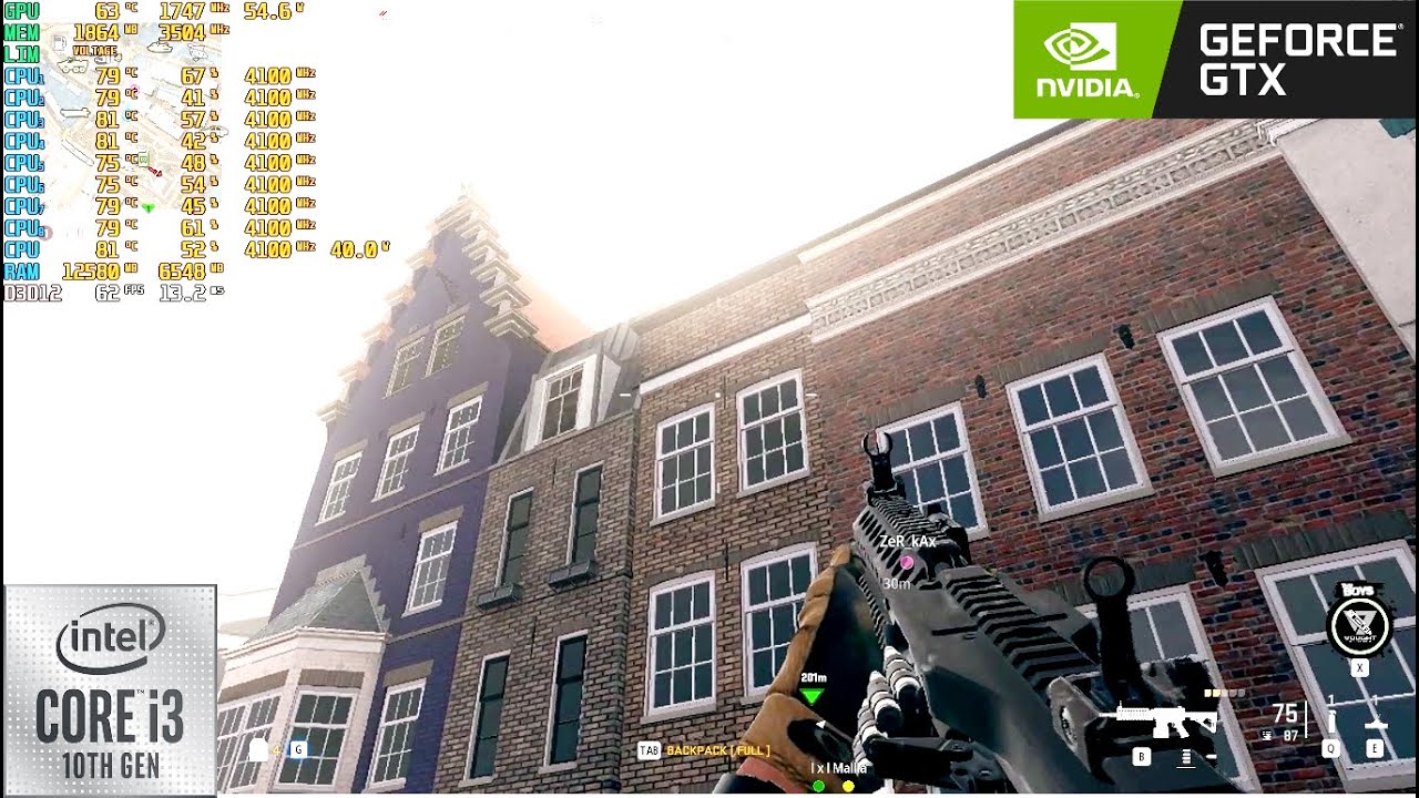 CALL OF DUTY WARZONE SEASON 4 : GTX 1050 2GB + INTEL CORE I3 10100F : TEST SETTING : 1080P : 60 FPS