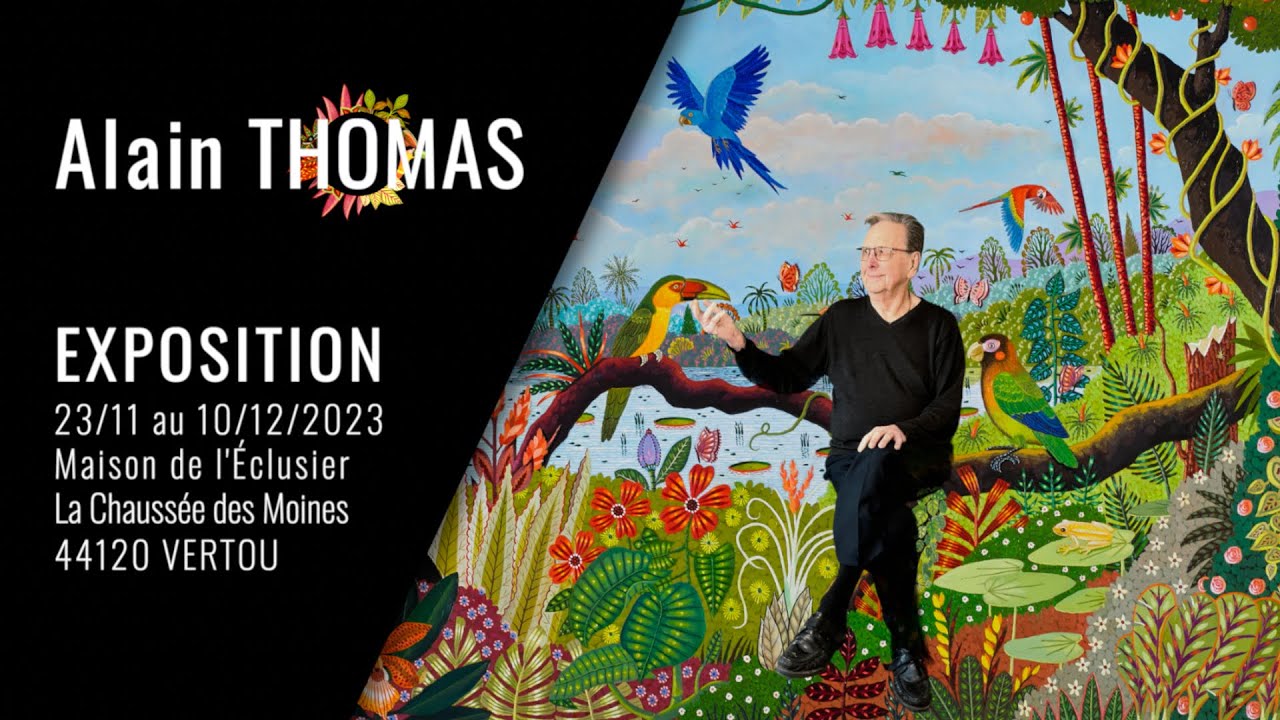 Fréquentation record pour l'exposition d'Alain Thomas organisée à Vertou (44)