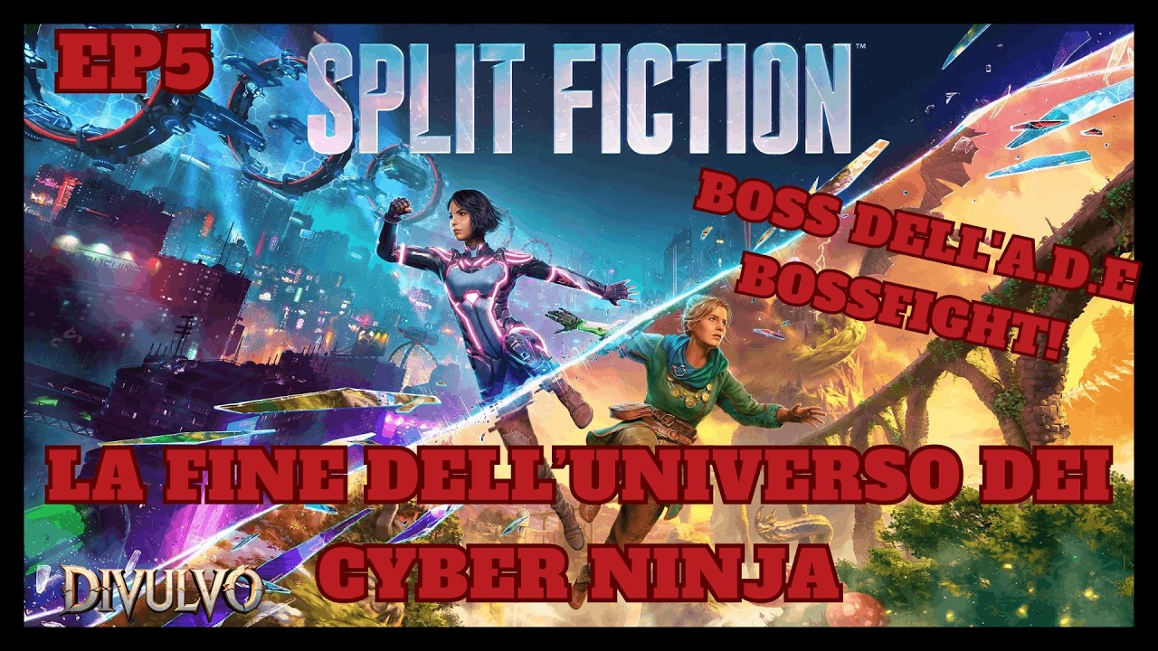 BOSS DELL'A.D.E. - CORSE IN MOTO E FINE UNIVERSO CYBER NINJA #splitfiction #coopgaming #blindrun