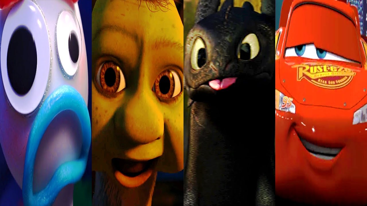 1 Second from 37 Animated Movies