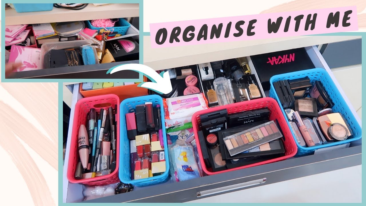 Decluttering and Organizing My Makeup Collection | #DhwanisDiary