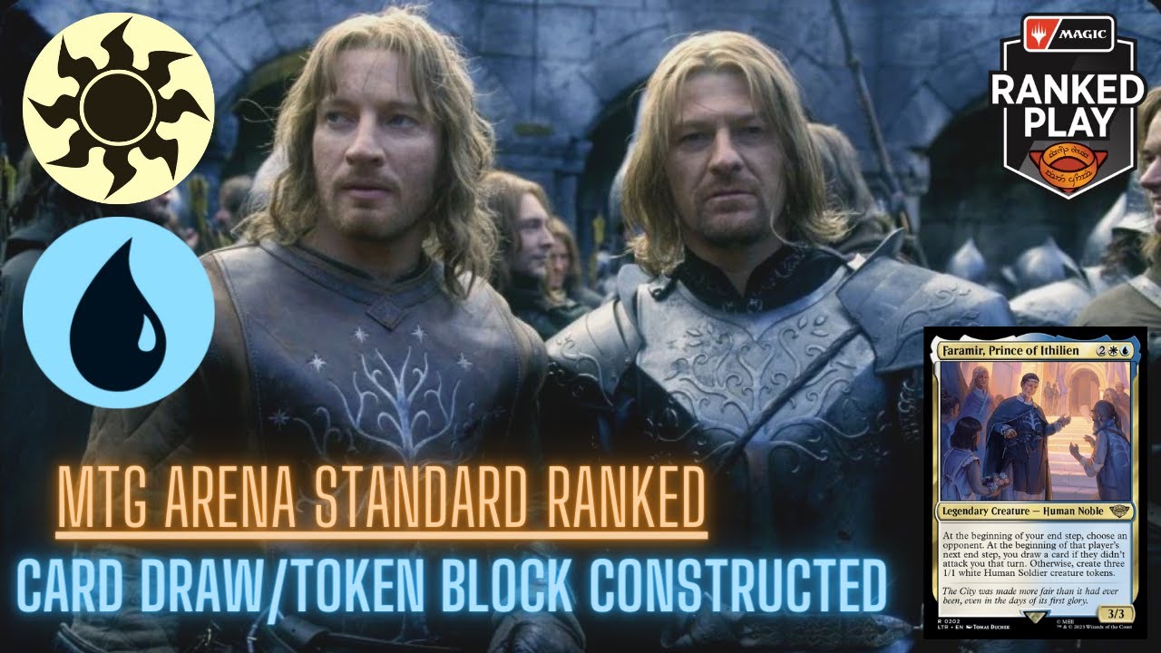 Faramir vs Nazg&ucirc;l Theme LotR Deck | Azorius Faramir Token Deck | MTG Arena | Alchemy ranked