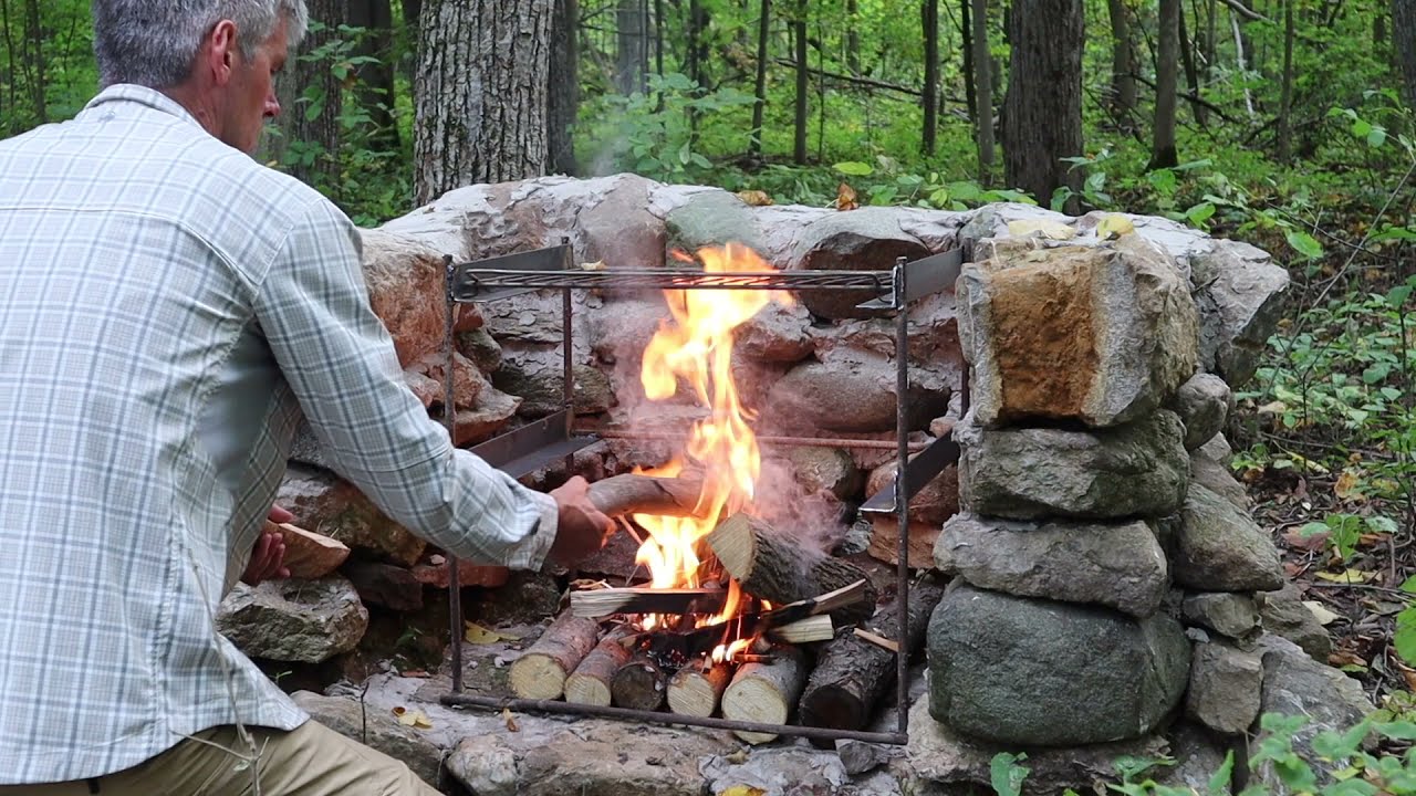 Stone Fire Pit Build