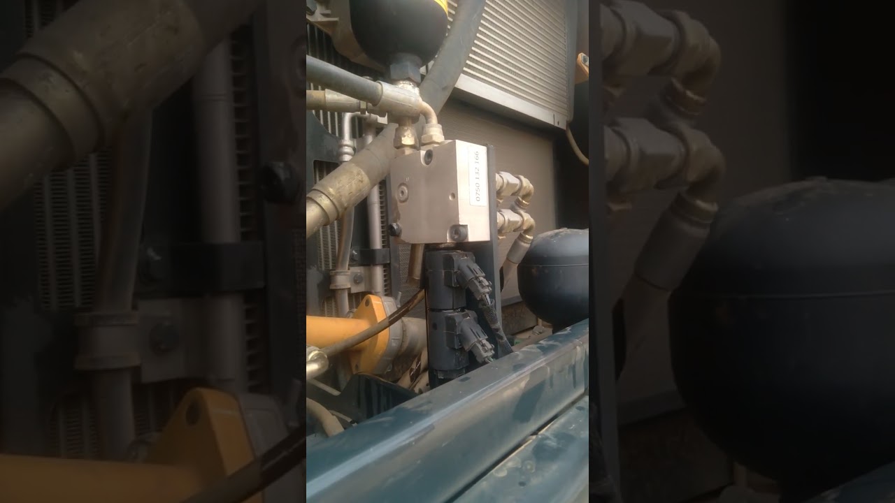 hyundai excavator 170W travel control valve and solinoid  location