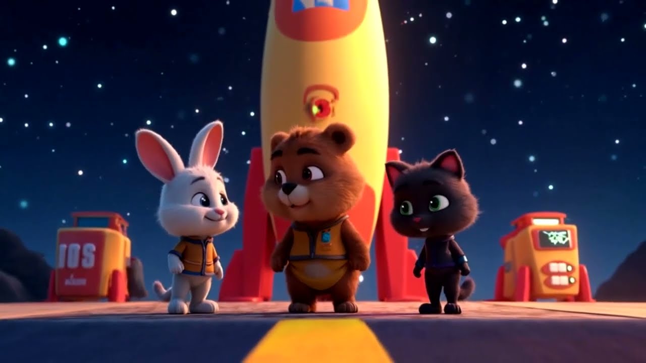 1 to 10 Numbers Song for Toddlers | Outer Space Theme