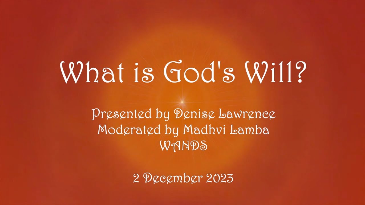 What is God's Will?