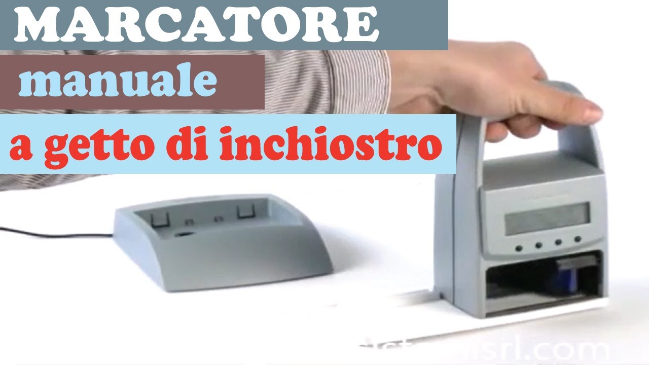 Marcatore manuale a getto d'inchiostro