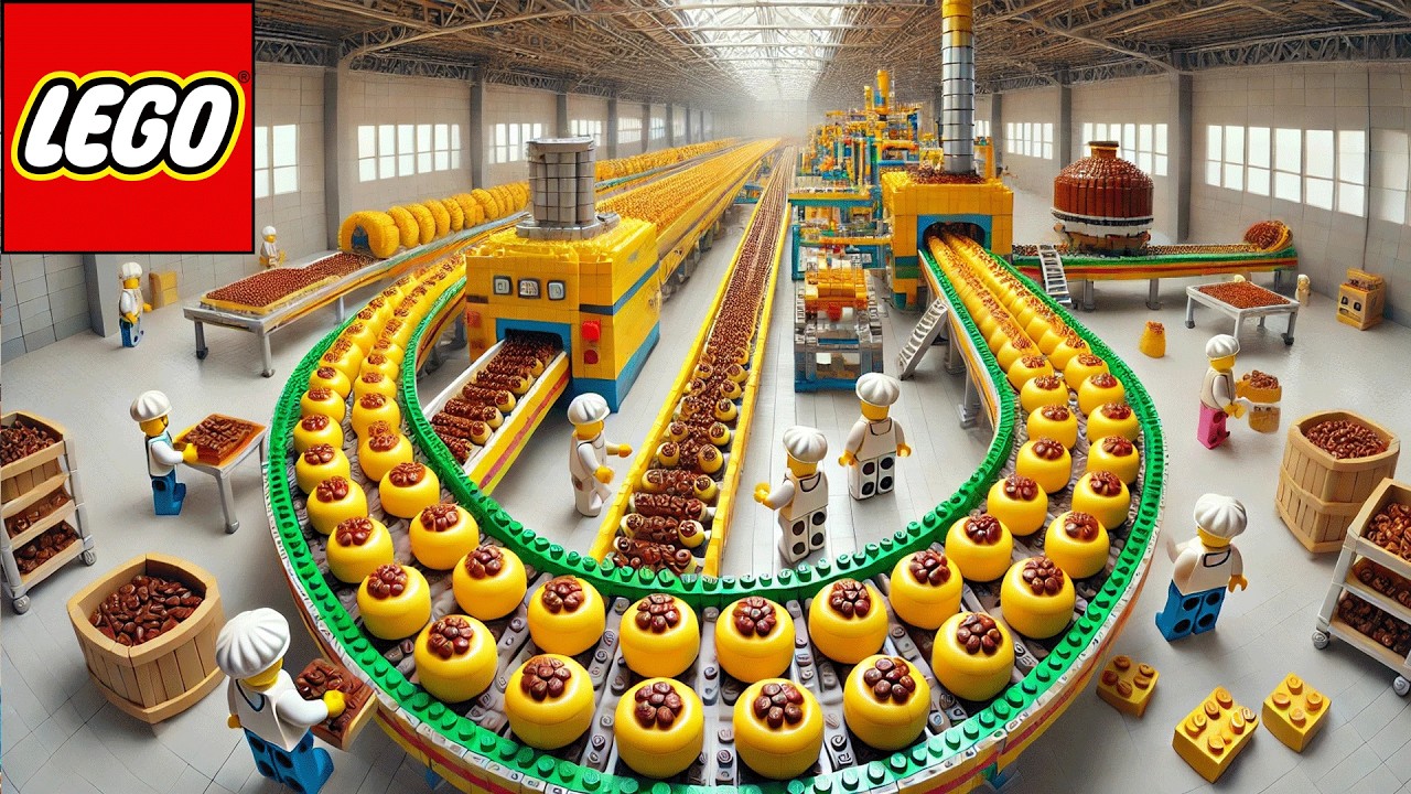 Automatic LEGO Roti Bread Production Line | LEGO Auto Tech