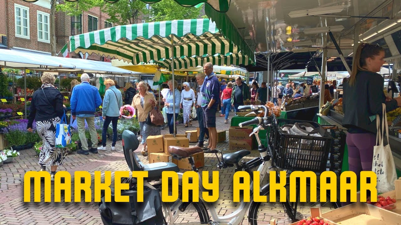LOCAL MARKET TOUR - Alkmaar Centrum | The Netherlands Local Market