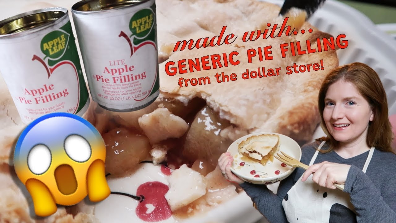 Apple Pie made with love and... DOLLAR STORE PIE FILLING??!?!