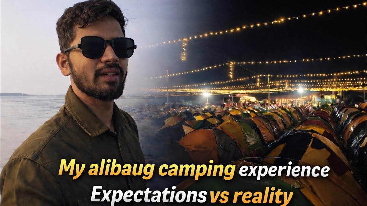 Alibaug Beach Camping Experience  | Expectations vs Reality  | My Honest Review | Travel Vlog #yt