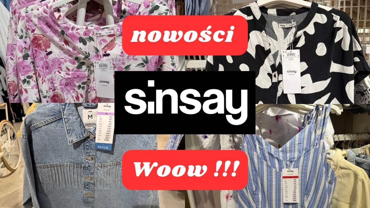 WIOSNA W SINSAY‼️TE SUKIENKI TO REWELACJA/TE BLUZKI BĘDĄ HITEM/CUDNE NOWOŚCI/NOWY PRZEGLĄD🔥SPÓDNICE
