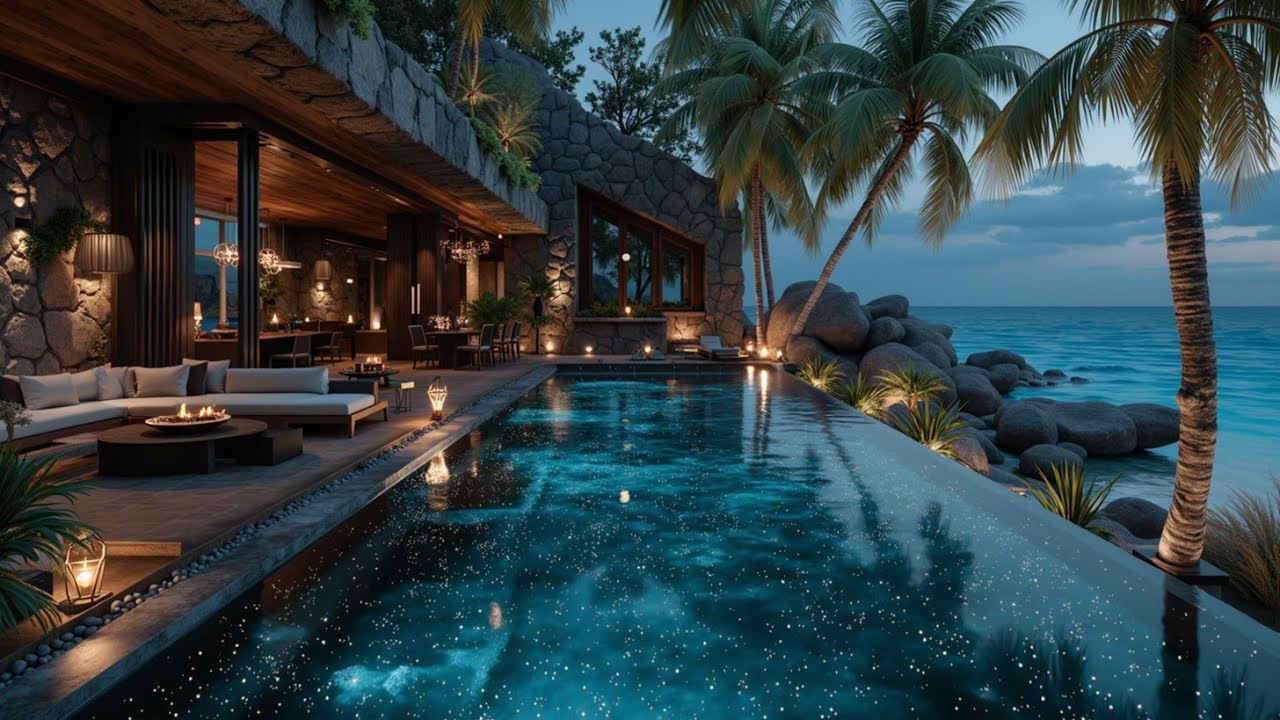 Deep House на Закате ~ Тропический Chillout Микс 2026 ~ Расслабляющие Биты и Мелодии у Бассейна