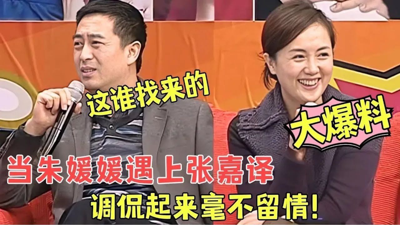 朱媛媛嘴皮子多溜？张嘉译和&ldquo;老婆&rdquo;现场斗嘴，谁料朱媛媛一句话，张嘉译立马怂了！#张嘉译 #朱媛媛 【陈辰一对一】