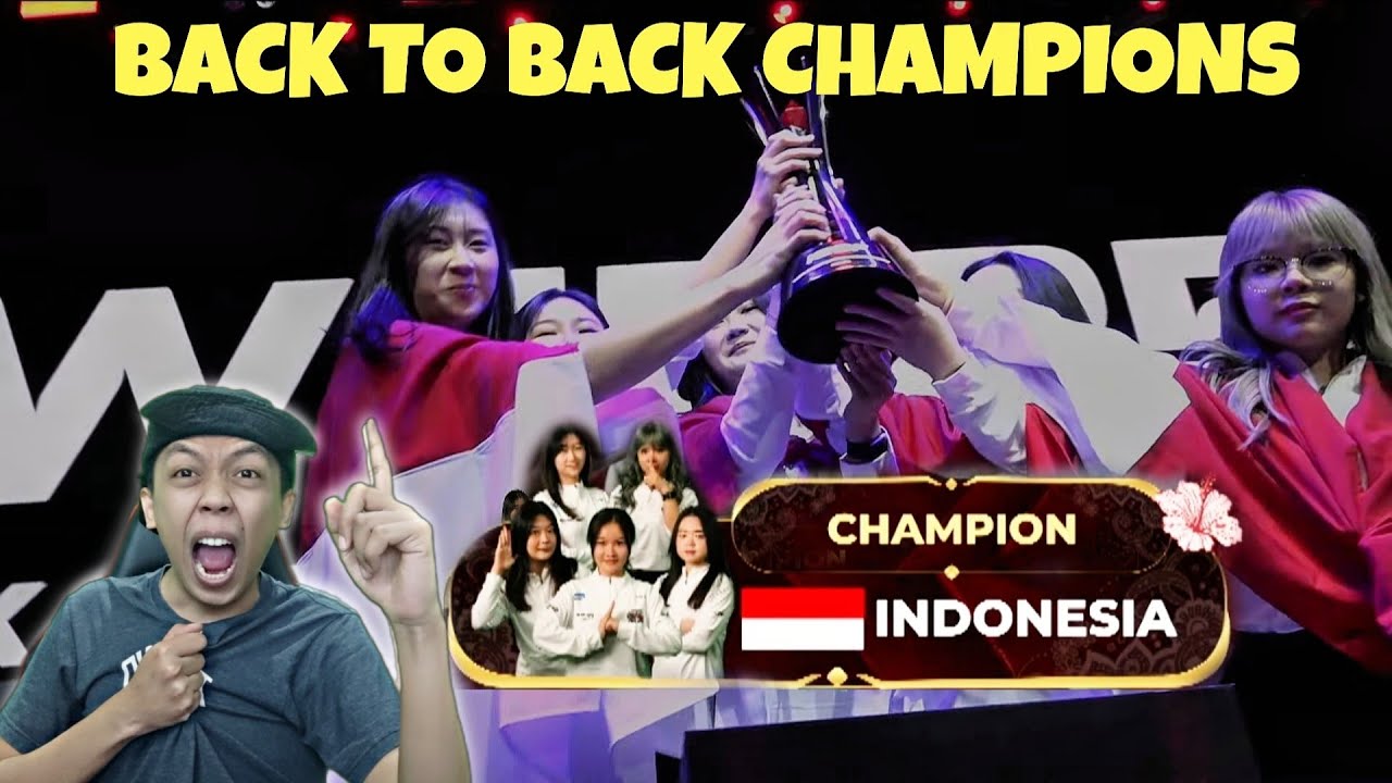 INDONESIA BACK TO BACK CHAMPIONS !! INDONESIA VS KAMBOJA GRAND FINALS IESF EWC25 MLBB WOMEN