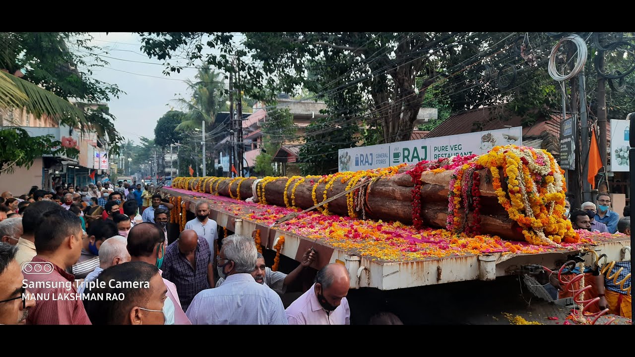 ERNAKULAM TIRUMALA DEVASWOM DHWAJASTHAMB - 21ST AUG 2021