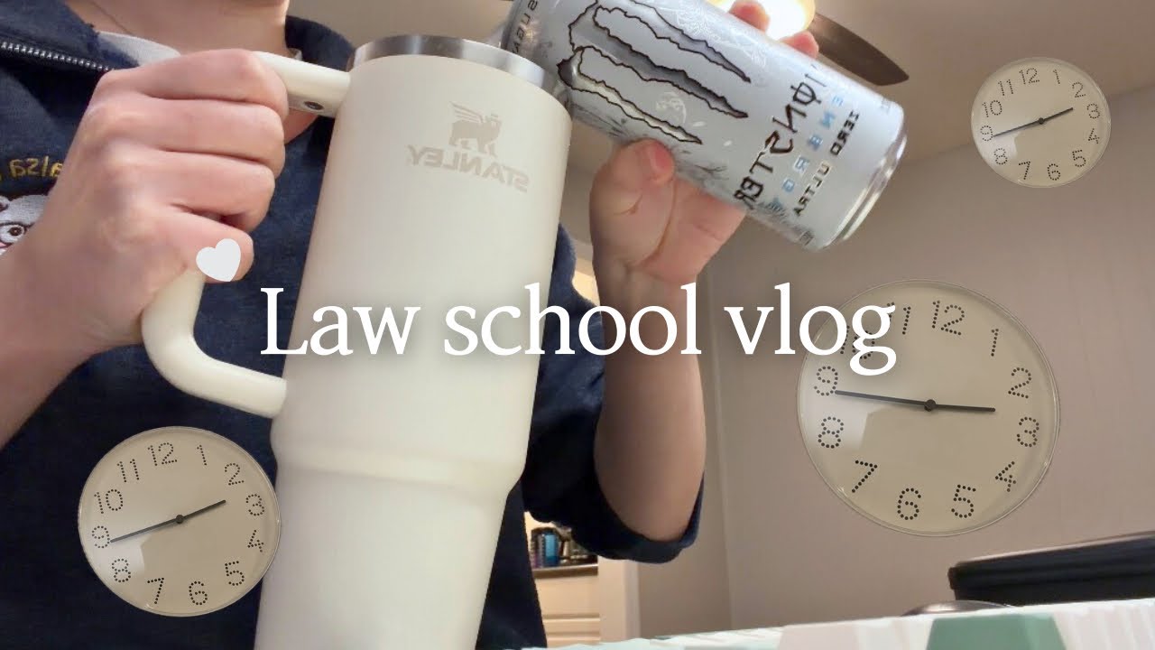 ✦ 로스쿨 vlog ✦ 태어나서 처음 써보는 논문이 65장짜리 법률 논문일 때 ⏰ 논문 마감 D-7, 일주일 내내 논문 쓰기  | 미국 로스쿨 생존일기