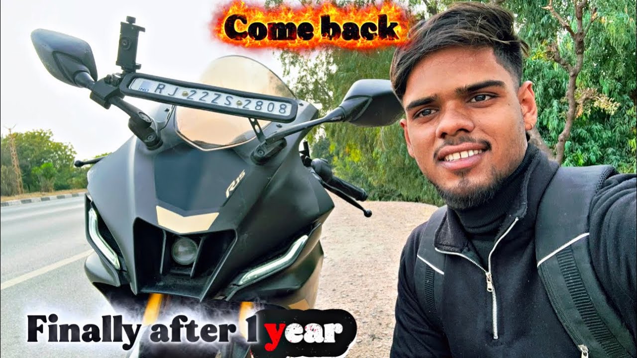 Finally after 1 year come back // r15 rider come back// #r15 #comebackstory 