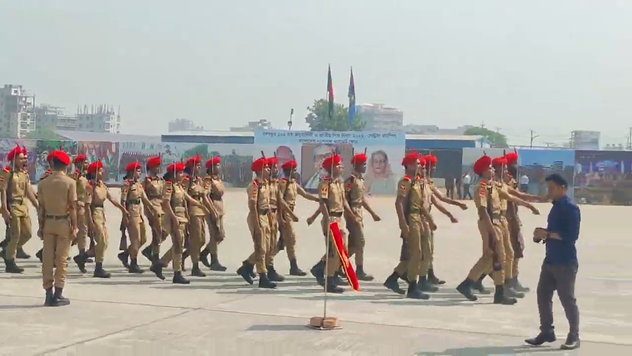 Bangladesh national cadet corps (BNCC) drill compilation Dhaka BNCC Academy