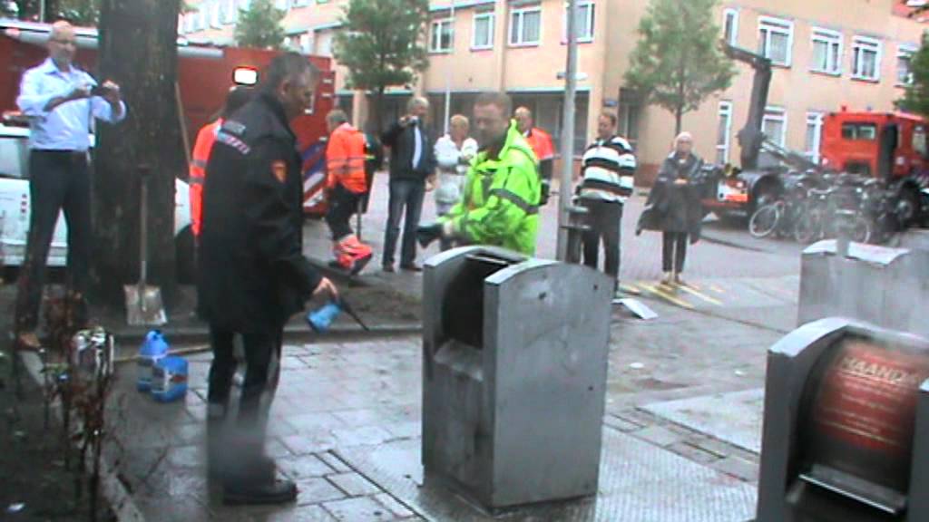 Ontploffing container