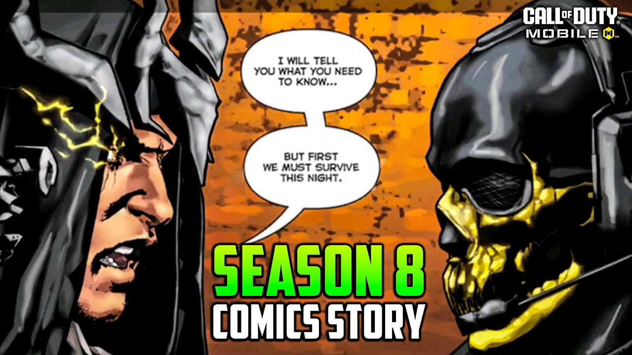 Season 8 Complete Comics Story CODM - Mythic Templar & Ghost Cod Mobile - Shadow Operatives