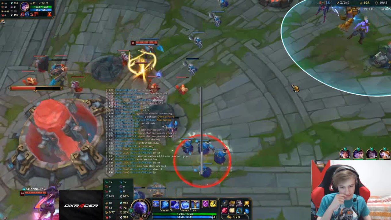 Fountain dive (Nemesis Ryze) Funny Moment