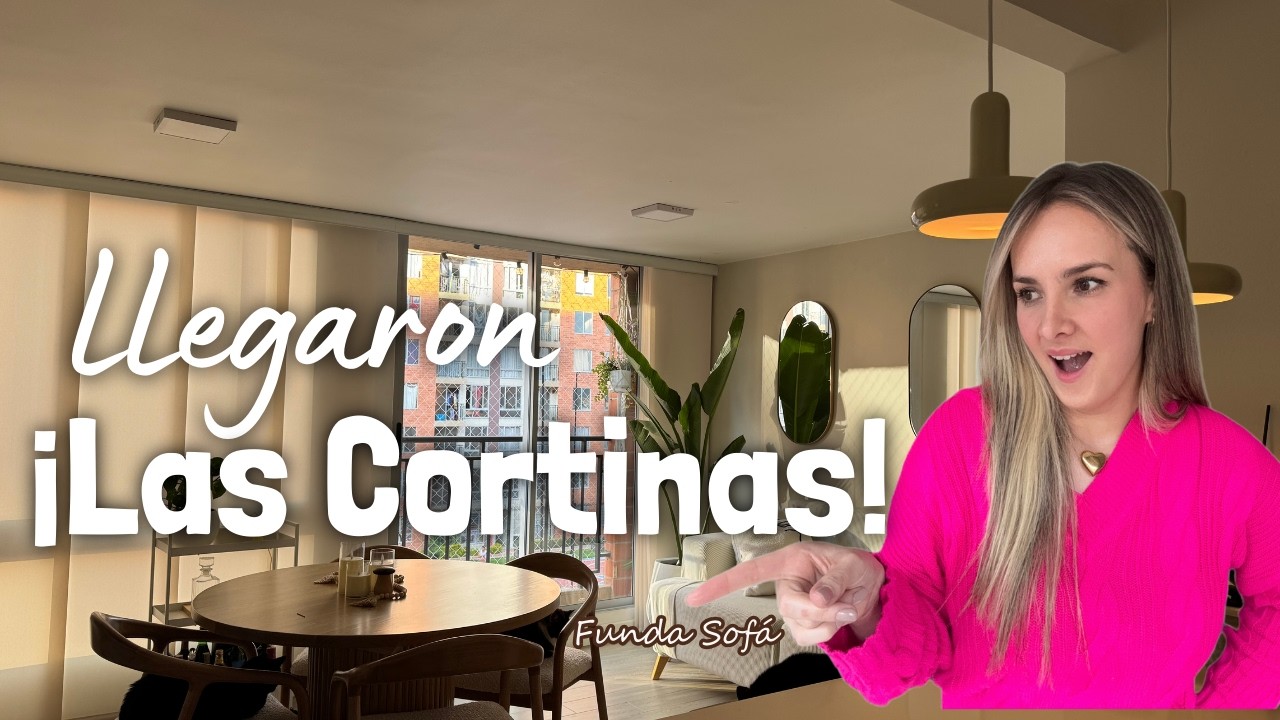 CAMBIO Radical en mi SALA!🛋️✨Llegaron las CORTINAS🎉Cambié el COLOR del SOFÁ & algo más 🪬