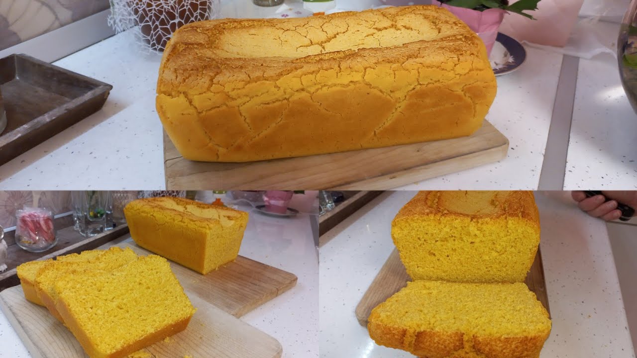 Pâine din făina de mălai de la Angi/rețetă Ușoară și gustoasă