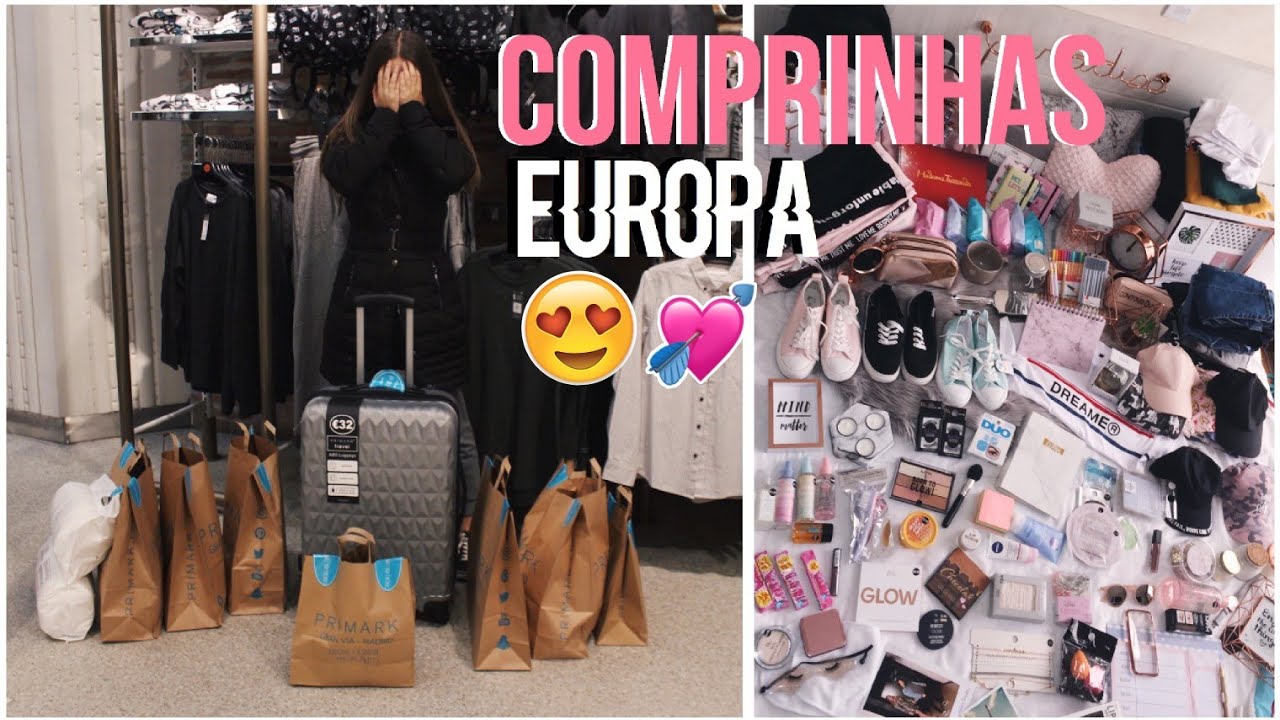 COMPRINHAS DA EUROPA!!